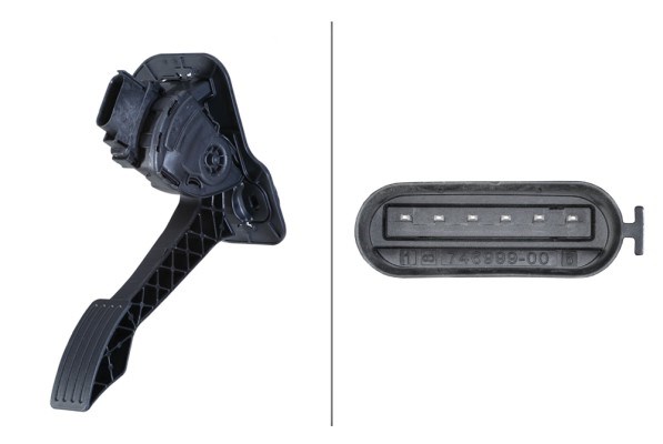 Sensor, gaspedalposition Hella 6PV 010 946-211 HELLA