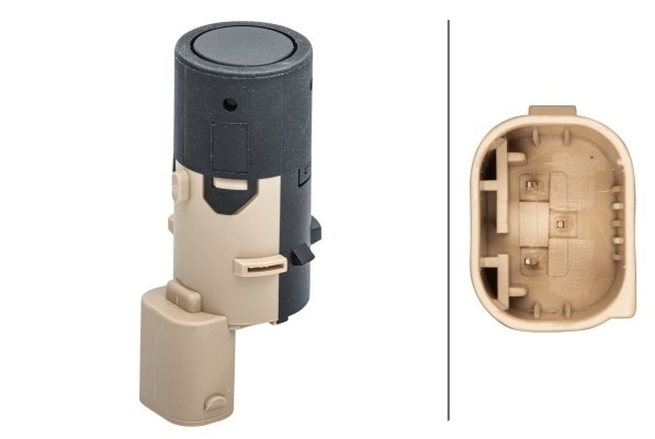 Sensor, parkeringshjälp, Bak, Tvåsidig Hella 6PX 358 141-581 HELLA