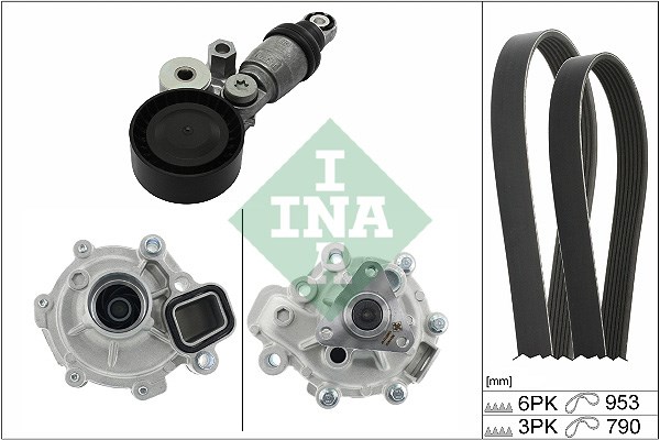 Vattenpump + spårremssats Ina 529 0371 30 INA