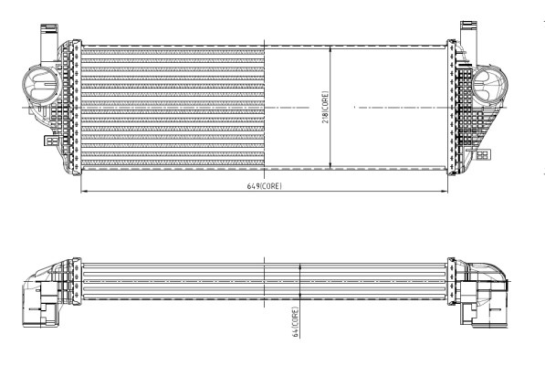 Intercooler Nrf 309074 NRF