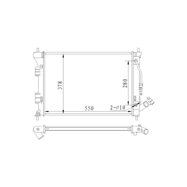 Kylare, motorkylning Nrf 59292 NRF Kylare, motorkylning Nrf 59292 NRF