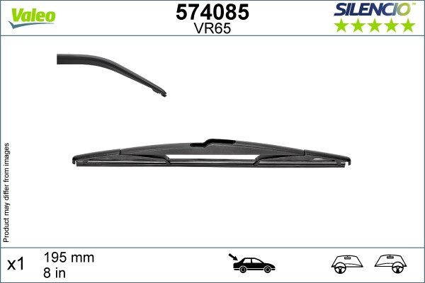 Torkarblad, Bak Valeo 574085 VALEO