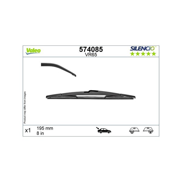Torkarblad, Bak Valeo 574085 VALEO