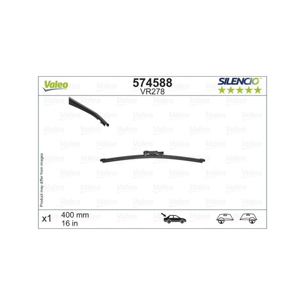 Torkarblad, Bak Valeo 574588 VALEO