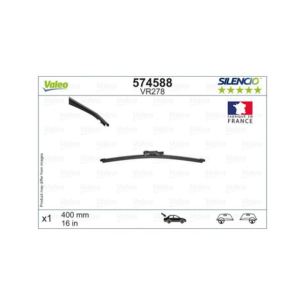 Torkarblad, Bak Valeo 574588 VALEO