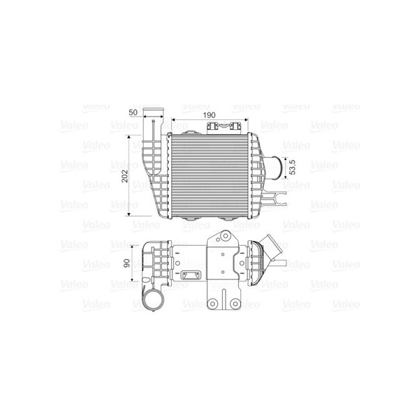 Intercooler Valeo 818349 VALEO Intercooler Valeo 818349 VALEO