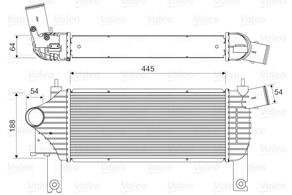 Intercooler Valeo 818608 VALEO