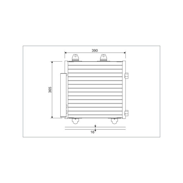 Kondensor, klimatanläggning Valeo 822577 VALEO