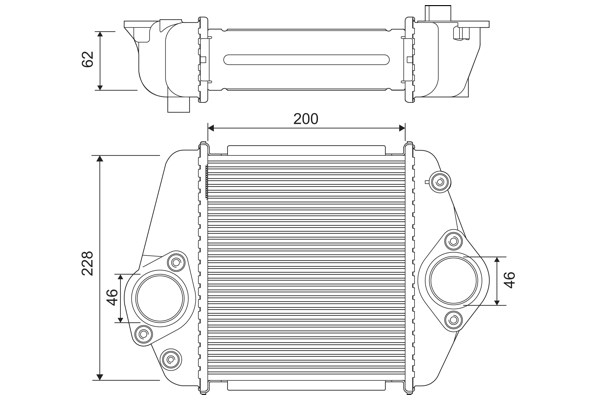 Intercooler Valeo 822901 VALEO