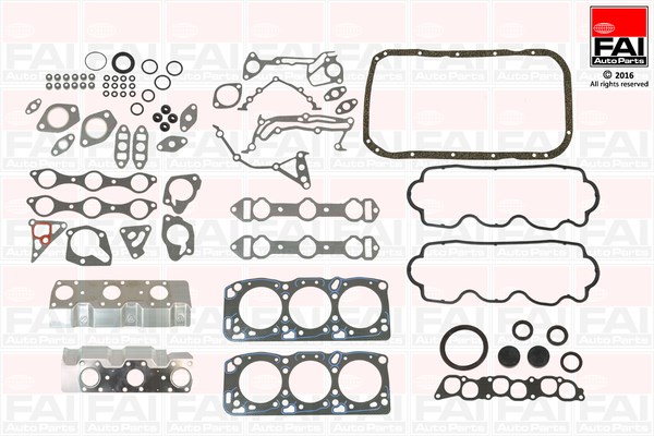 Hel packningssats, motor