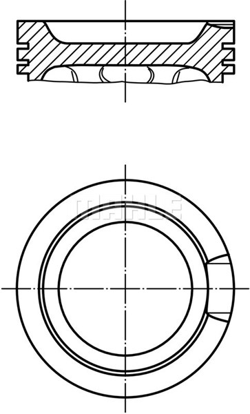 Kolv Mahle 033 14 00 MAHLE