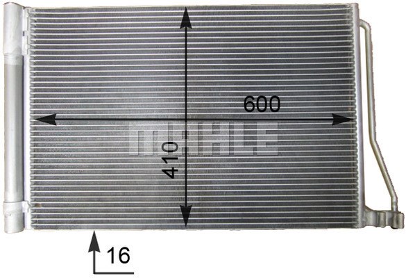 Kondensor, klimatanläggning Mahle Behr AC 781 000S MAHLE