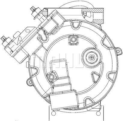 Kompressor, klimatanläggning 12V Mahle ACP 1364 000P MAHLE