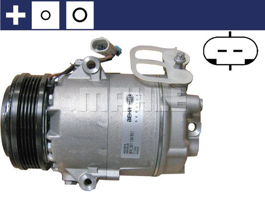 Kompressor, klimatanläggning 12V Mahle Behr ACP 45 000S MAHLE