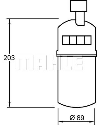 Torkfilter Mahle Behr AD 275 000S MAHLE