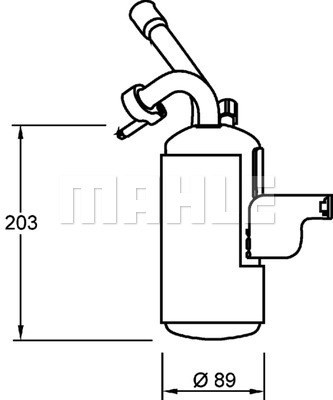 Torkfilter Mahle BEHR *** PREMIUM LINE *** AD 276 000P MAHLE