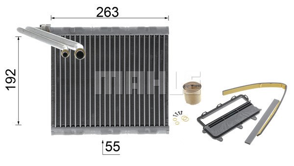 Förångare, klimatanläggning Mahle AE 85 000P MAHLE