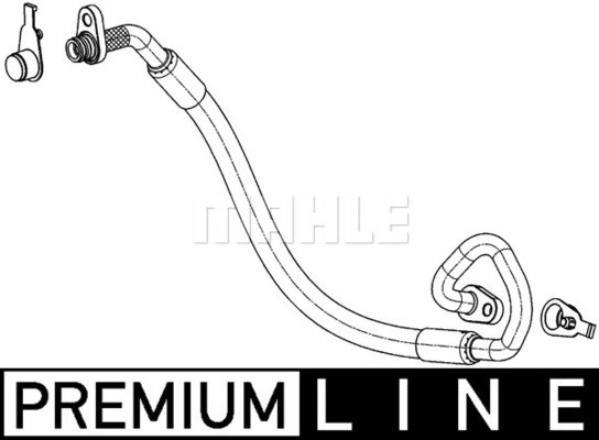 Högtrycksledning, klimatanläggning Mahle AP 101 000P MAHLE