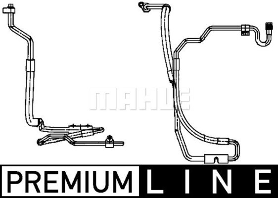 Varibelttrycksledning, klimatanläggning Mahle AP 116 000P MAHLE Varibelttrycksledning, klimatanläggning Mahle AP 116 000P MAHLE