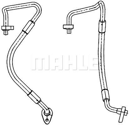 Högtrycksledning, klimatanläggning Mahle AP 126 000P MAHLE