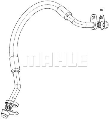Högtrycksledning, klimatanläggning Mahle AP 132 000P MAHLE