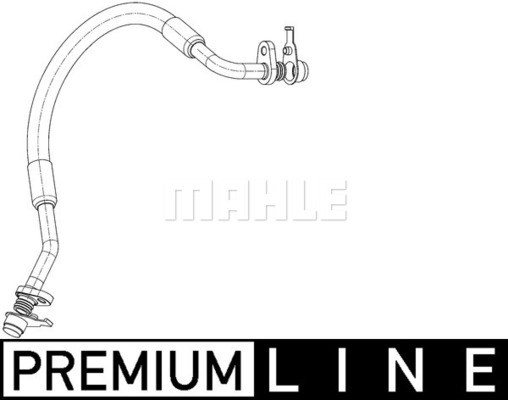 Högtrycksledning, klimatanläggning Mahle AP 132 000P MAHLE