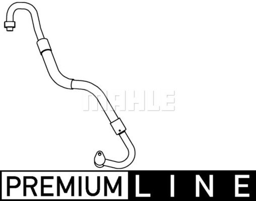 Varibelttrycksledning, klimatanläggning Mahle AP 89 000P MAHLE