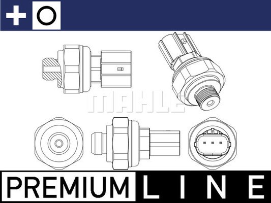 Tryckswitch, klimatanläggning Mahle ASE 10 000P MAHLE Tryckswitch, klimatanläggning Mahle ASE 10 000P MAHLE