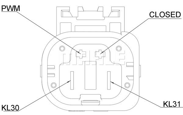 Fläkt, kylare Mahle BEHR *** PREMIUM LINE *** CFF 404 000P MAHLE