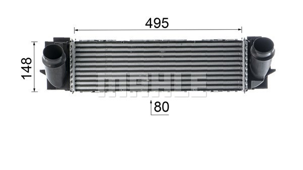 Intercooler Mahle BEHR *** PREMIUM LINE *** CI 149 000P MAHLE