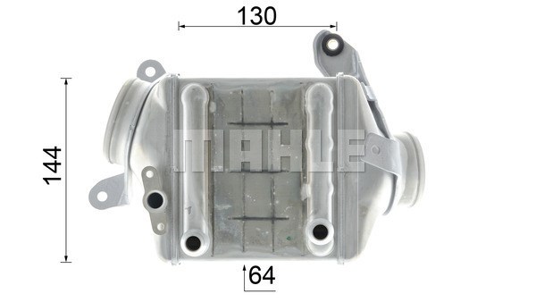 Intercooler, Vänster Mahle BEHR *** PREMIUM LINE *** CI 186 000P MAHLE