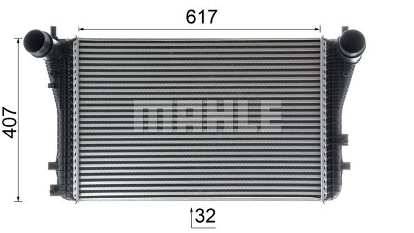Intercooler Mahle BEHR *** PREMIUM LINE *** CI 208 000P MAHLE