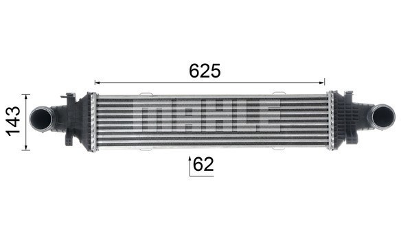Intercooler Mahle BEHR *** PREMIUM LINE *** CI 357 000P MAHLE