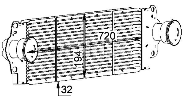 Intercooler MAHLE
