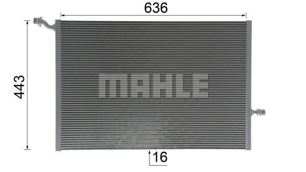 Lågtemperaturkylare, laddluftkylare Mahle CIR 25 000P MAHLE Lågtemperaturkylare, laddluftkylare Mahle CIR 25 000P MAHLE