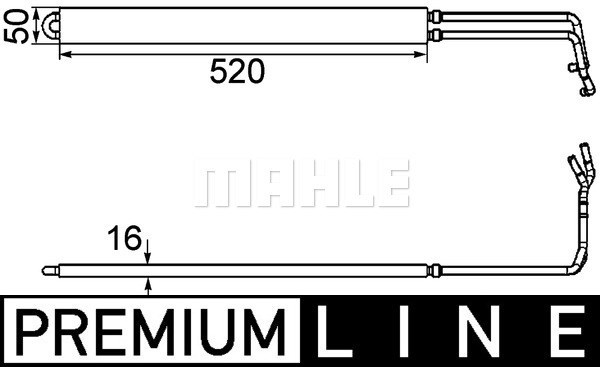 Oljekylare, styrning Mahle BEHR *** PREMIUM LINE *** CLC 103 000P MAHLE