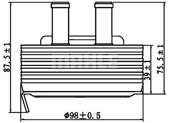 Oljekylare, motor Mahle Behr CLC 197 000S MAHLE
