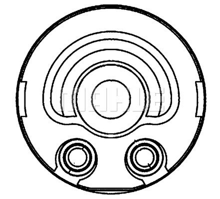 Oljekylare, motor Mahle Behr CLC 197 000S MAHLE