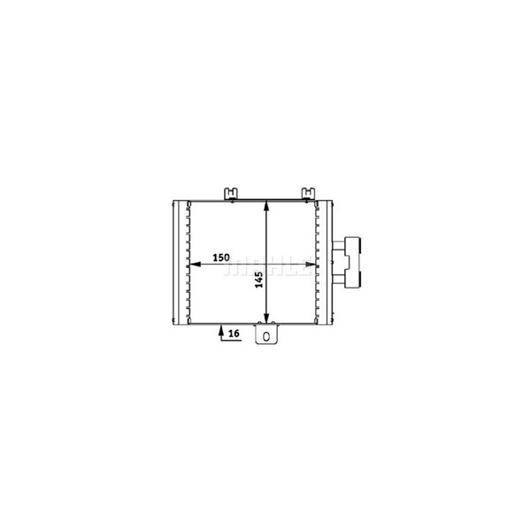 Oljekylare, motor Mahle BEHR *** PREMIUM LINE *** CLC 47 000P MAHLE
