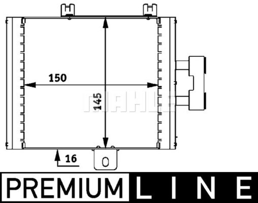 Oljekylare, motor Mahle BEHR *** PREMIUM LINE *** CLC 47 000P MAHLE