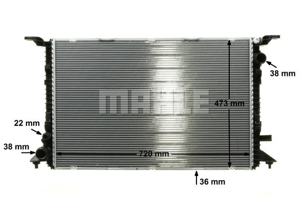 Kylare, motorkylning Mahle BEHR *** PREMIUM LINE *** CR 1023 000P MAHLE