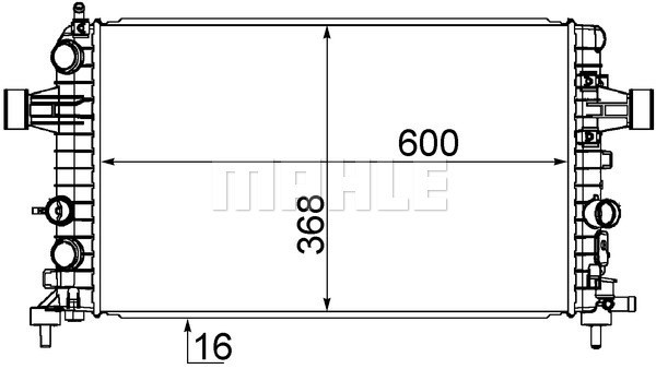 Kylare, motorkylning Mahle Behr CR 1091 000S MAHLE