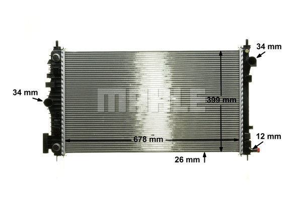 Kylare, motorkylning Mahle BEHR *** PREMIUM LINE *** CR 1101 000P MAHLE