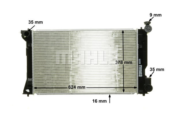 Kylare, motorkylning Mahle Behr CR 1529 000S MAHLE