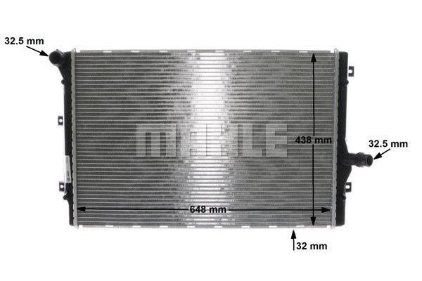 Kylare, motorkylning Mahle Behr CR 1539 001S MAHLE