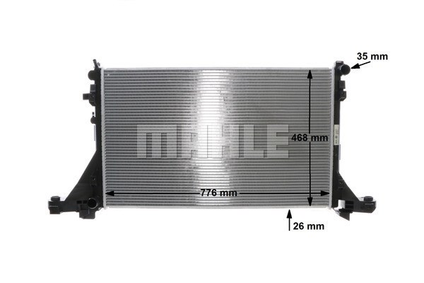 Kylare, motorkylning Mahle Behr CR 1770 000S MAHLE