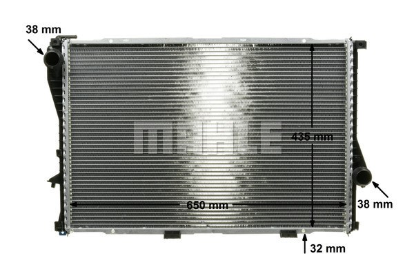 Kylare, motorkylning Mahle BEHR *** PREMIUM LINE *** CR 295 000P MAHLE