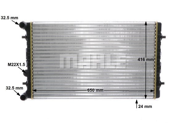 Kylare, motorkylning Mahle Behr CR 368 001S MAHLE