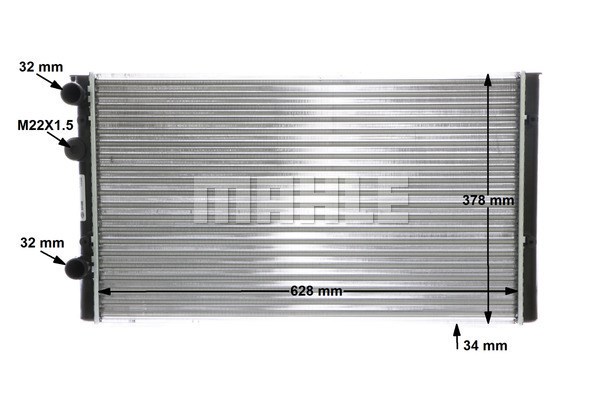 Kylare, motorkylning Mahle Behr CR 401 000S MAHLE