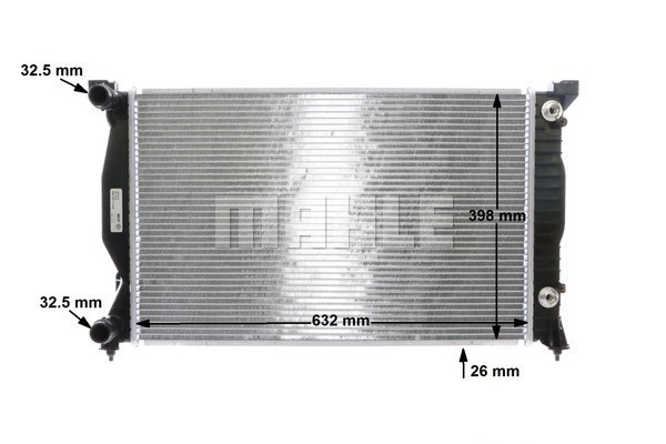 Kylare, motorkylning Mahle Behr CR 484 000S MAHLE